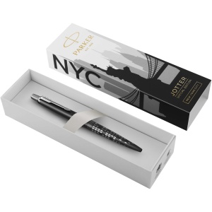 PF™ Parker Jotter SE Global Icons colour trim ballpoint pen (blue ink)