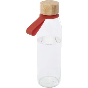 PF™ Porto 500 ml glass water bottle with silicone handle and bamboo lid - Img 2