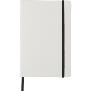 PF™ Spectrum A5 white notebook with coloured strap