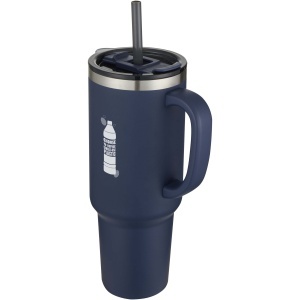PF™ Sydney pahar termoizolant cu pereți dubli 1200 ml certificat RCS cu izolare cupru și pai - Img 1