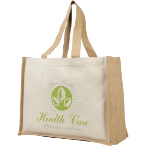 PF™ Varai geantă tote de cumpărături din pânză și iută 320 g/m² 23L - Img 14