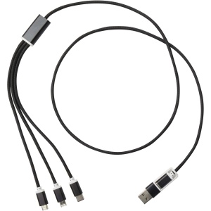 PF™ Versatile 5-1 recycled aluminium charging cable