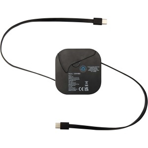 PF Baterie externă magnetică wireless Acrab de 10.000 mAh, 15W, cu alimentare de 20W - fabricată din plastic reciclat