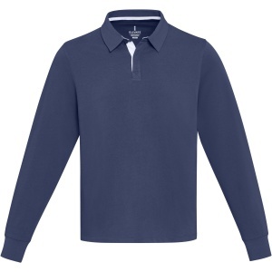 PF Hanorac unisex Clyde organic cu imprimeu de polo pentru rugby