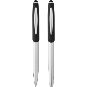 PF Geneva stylus ballpoint pen and rollerball pen set (blue ink)