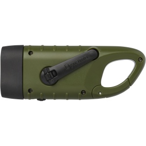 PF Lanternă Helios cu dinam solar din plastic reciclat și carabină