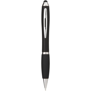 PF Nash coloured stylus ballpoint pen with black grip (blue ink)