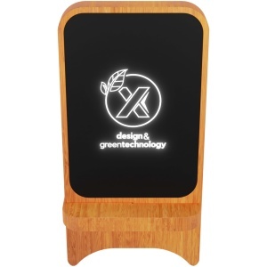 PF SCX.design W16 15W light-up wireless wooden stand