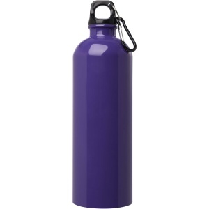 PF Sticlă de apă Oregon 750 ml din oțel inoxidabil cu perete simplu, certificată RCS, cu carabină