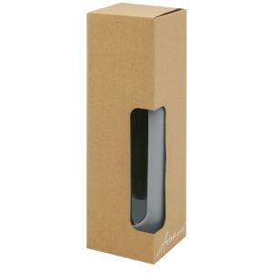 PF Pahar Lidan din sticlă borosilicată de 360 ml cu mâner din plută și capac din silicon