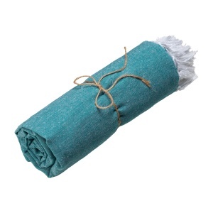 Prosop de plajă din bumbac reciclat 150 g/m2. Efect melanj și franjuri - Img 19