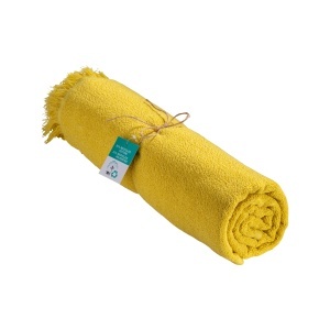 Prosop de plajă/Fouta cu franjuri din bumbac reciclat, 360 g/m2 - Img 1
