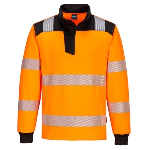 PW PW3 Hi-Vis 1/4 Zip Sweatshirt