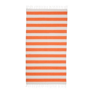 Recycled cotton fringed beach towel, size 90x170 cm - Img 23