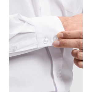 RO™ AIFOS L/S | Cămașă bărbați mânecă lungă | 65 % poliester / 35 % bumbac poplin | 130 gsm - Img 8