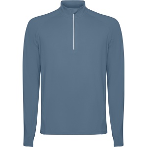 RO™ ESTAMBUL | Bluză raglan tehnică ML cu guler inversat, fermoar pe jumătate și detaliu reflectorizant | 88 % poliester reciclat / 12 % elastan | 200 gsm - Img 3