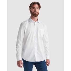 RO CĂMAȘĂ CU MÂNECĂ LUNGĂ AIFOS - 65% poliester / 35% bumbac, poplin, 130 g/m². - Img 4