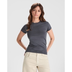 RO GOLDEN WOMAN - 100% combed organic cotton, single jersey. Colour: 160 gsm. White: 170 gsm. Heather grey colour 58: 85% organic cotton / 15% viscose. - Img 13