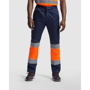 RO PANTALONI DE VARĂ CU VIZIBILITATE RIDICATĂ NAOS - 80% poliester / 20% bumbac, serj de 200 g/m². - Img 8
