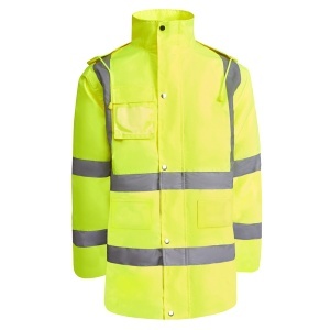 RO PARKA CU VIZIBILITATE RIDICATĂ MERAK - Material: 100% poliester 300d laminatcăptușeală: 100% poliesterumplutură: 100% poliester395g/m²