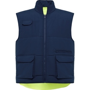 RO PERSEI REVERSIBLE VEST - Shell: 100% polyester, taffeta.Padding: 100% polyester.Fluor fabric: 100% single jersey polyester.450 gsm.