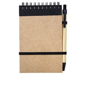 Royal™ KRAFT caiet cu pagini transparente 90×140 / 140 pagini cu pix - Img 7