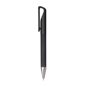 Rubberized plastic twist pen. Clip suitable for tone-on-tone laser printing - Img 8