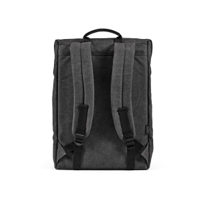 AO Rucsac Praga 25L din bumbac. Închidere cu cârlig. Potrivit pentru laptop de 17".