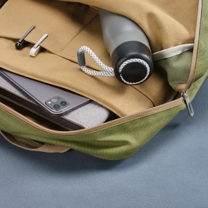 Rucsac Vienna 23L, bumbac 340gsm și RPU. Potrivit pentru laptop de 17" - Img 23