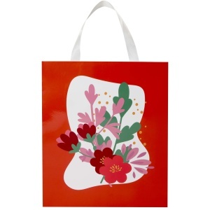 Smartfold 230 g/m2 paper bag with ribbon handles and gloss lamination - 31 x 12 x 39 cm - Img 5
