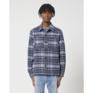 ST/™ River Check – Cămașă groasă unisex în carouri - Img 3