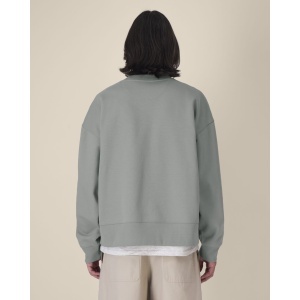 ST/ST Ryler - The unisex boxy crewneck sweatshirt in recycled cotton - Oversized | Unisex 400 g/m² - Img 20