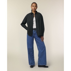 ST/ST Stella Styler Shirt - The women's relaxed poplin shirt - Relaxed Fit | Women 130 g/m² - Img 7