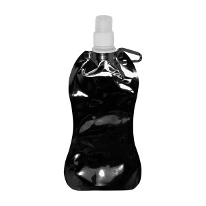 Sticlă de apă pliabilă din PE/PET fără BPA (480 ml), cu cârlig de fixare - Img 5