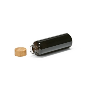 Sticlă Indus din sticlă borosilicată și capac de bambus 510 ml. Etanșă - Img 17