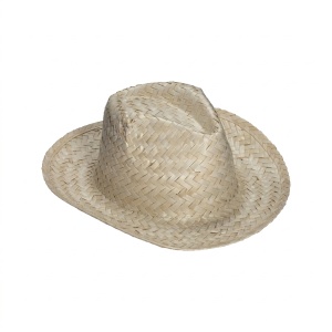Straw hat without elastic band