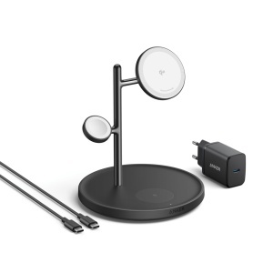 Suport de încărcare wireless Anker MagGo (suport 3 în 1) - Img 3