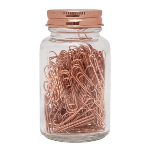 TOP™ COPPER CLIP agrafe de hârtie într-un borcan