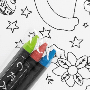 TOP™ Geanta cu snur pentru colorat COLOURFUL SNOWMAN