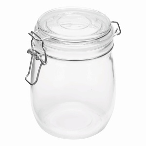 TOP™ Borcan de depozitare din sticla CLICKY L, aprox. 750 ml