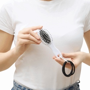 TOP COIFFEUR - Perie de călătorie cu elastice de păr - Img 4
