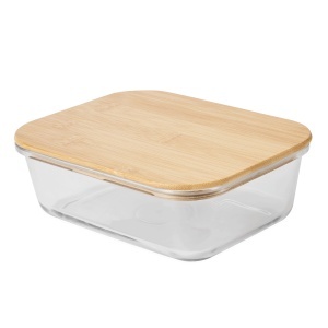 TOP ROSILI L - Cutie de prânz, cu capac din bambus: capacitate aprox. 1.060 ml