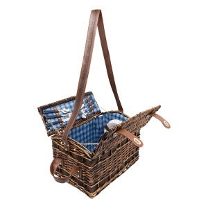 TOP SUMMERTIME - Willow picnic basket for 4 persons