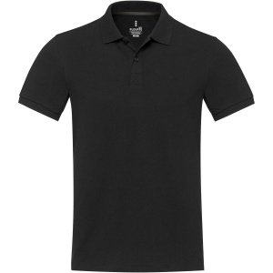 PF Tricou polo unisex Aware reciclat cu mânecă scurtă, model smarald