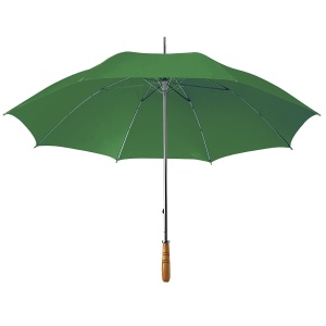 Umbrelă de golf cu tijă din oțel și mâner drept din lemn - Img 5