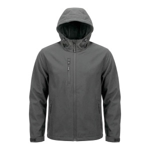 Unisex softshell jacket in regenerated polyester 280 g/m2