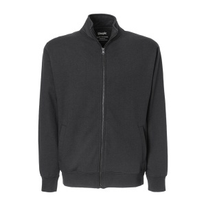 Unisex zip-up sweatshirt in regenerated cotton and polyester 280 g/m2 - Img 4