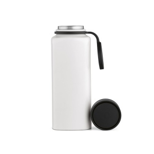 AO Sticlă Ural rSS 820 ml. Perete dublu și etanșă. Capac cu acționare prin apăsare la 360°.