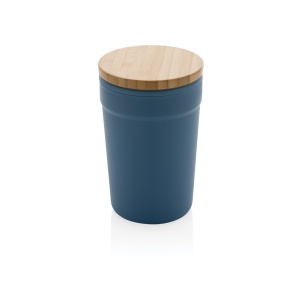 XD™ GRS certified recycled PP mug with bamboo lid