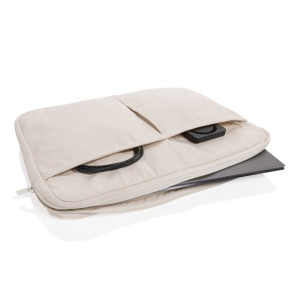 XD™ Laluka AWARE™ recycled cotton 15.6 inch laptop sleeve